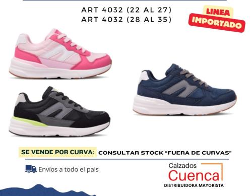 Zapatilla Jaguar Deportiva de Niños Art.4032 (22 al 35) - Miniatura 3