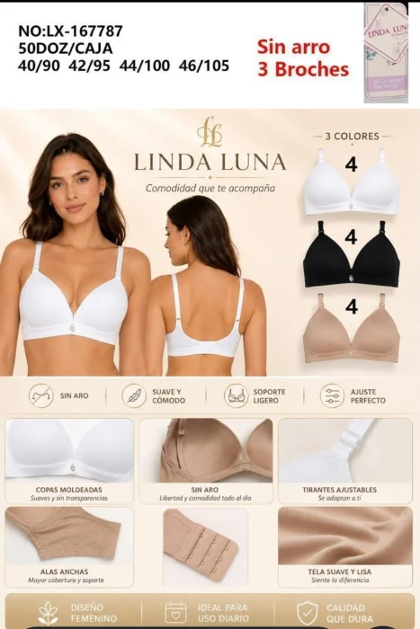 Corpiños Triángulo sin Costuras