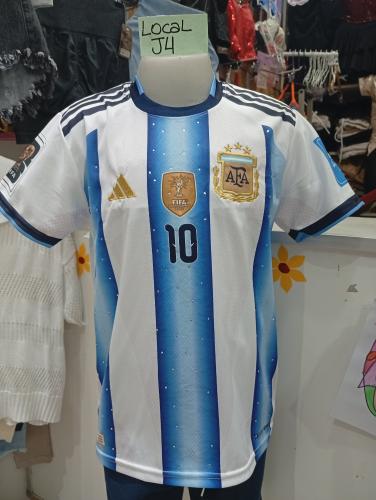 Camiseta de Argentina Bordado con Brillo - Miniatura 5