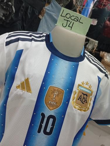 Camiseta de Argentina Bordado con Brillo - Miniatura 2
