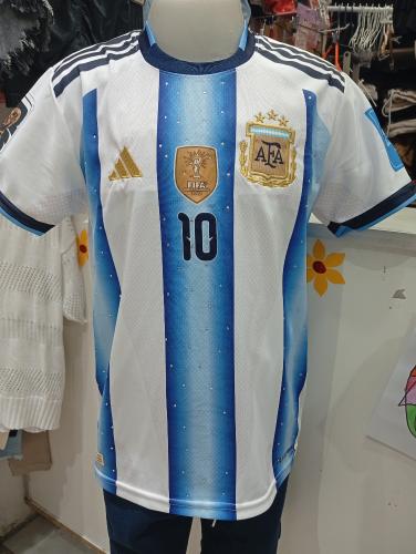Camiseta de Argentina Bordado con Brillo - Miniatura 4