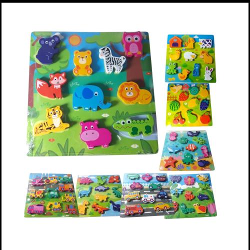 Juego de Encastre de Madera
