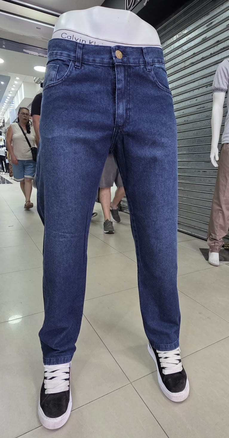 Jeans Mom Azul Arenado - Imagen 2