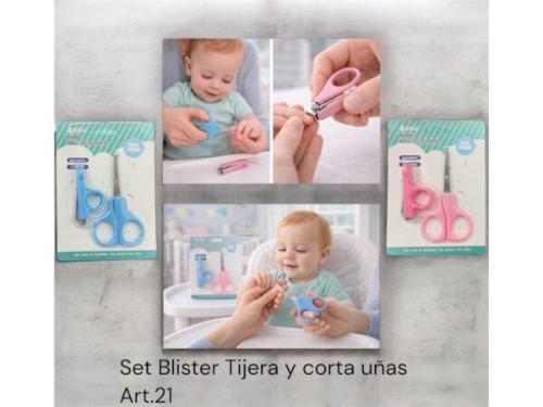 Set Blister Tijera y Corta Uñas Art.21 - Miniatura 1