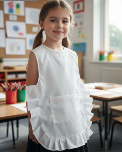Pechera Arciel  Poncho Escolar de Niña