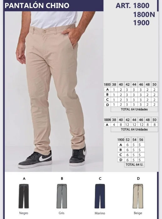 Pantalón Corte Chino