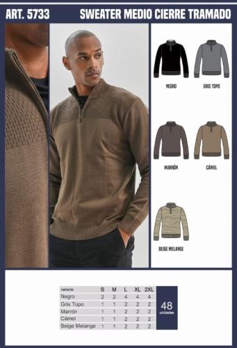 Sweater Medio Cierre