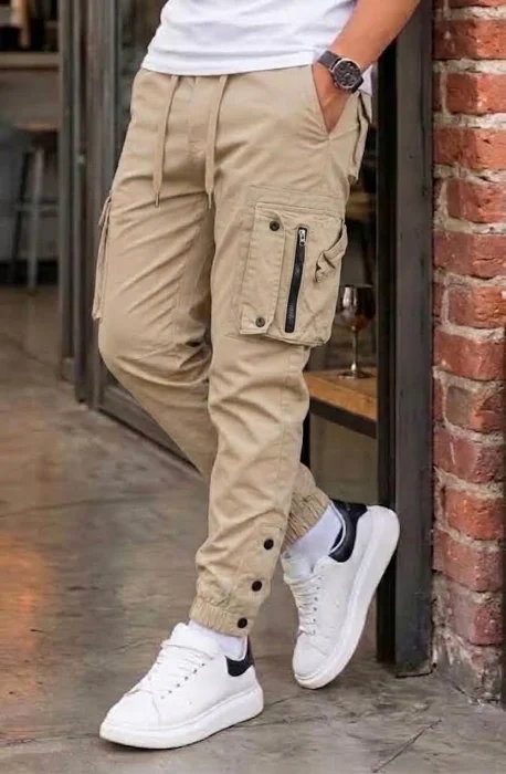 Pantalón Cargo Gabardina Importado