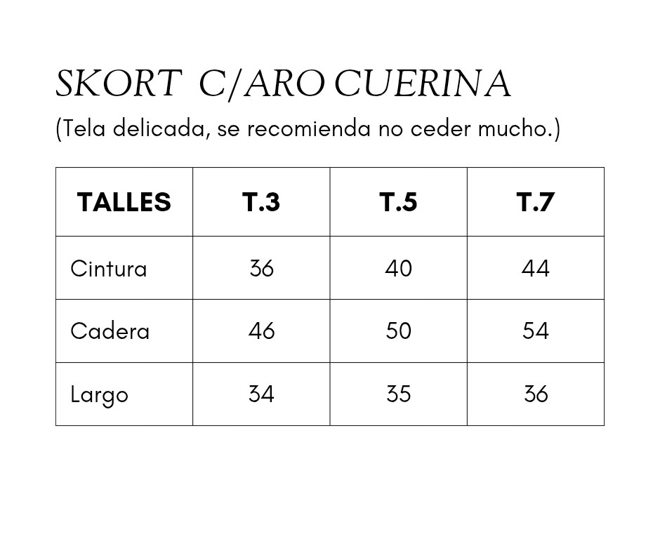 Skort C/aro Cuerina - Imagen 5