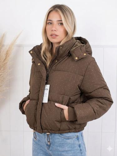 Campera Puffer con Brillo Importado - Miniatura 2