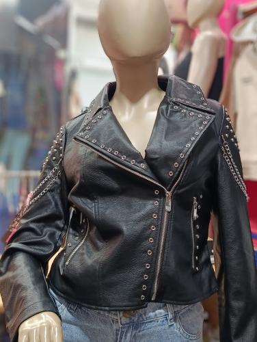 Campera Ecocuero C/tachas