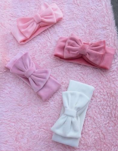 Vinchas Plush Lisas:pack por 6