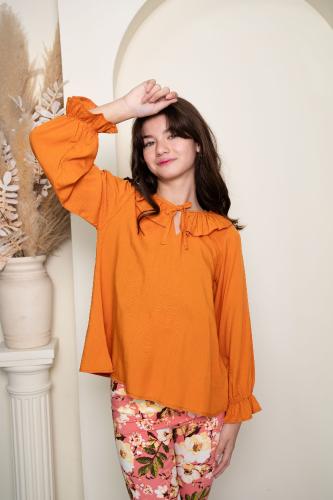 Camisola Eleonor Poplin C/blonda - Miniatura 4