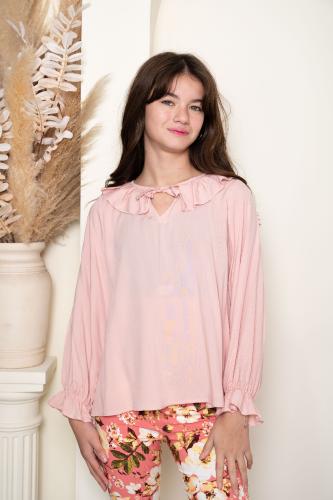 Camisola Eleonor Poplin C/blonda - Miniatura 5