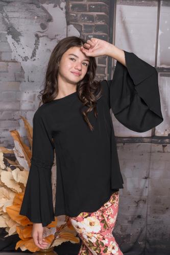 Camisola Eugenia Poplin Manga Campana