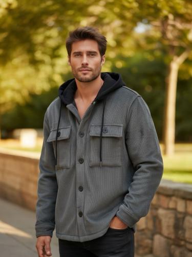 Camisaco de Corderoy con Piel - Miniatura 2