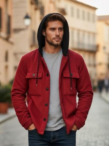Camisaco de Corderoy con Piel - Miniatura 4