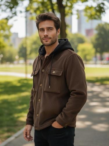Camisaco de Corderoy con Piel - Miniatura 5