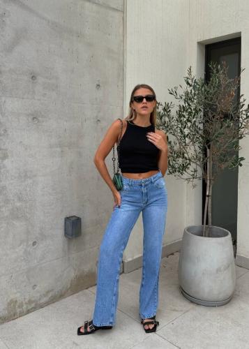 Full Length Celeste Tiro Alto