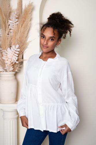 Camisa  Rose Poplin C/recortes