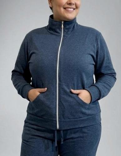 Conjunto de Darlon Rib Frizado con Bolsillo del 5 al 10 Campera + Pantalon Recto - Miniatura 3