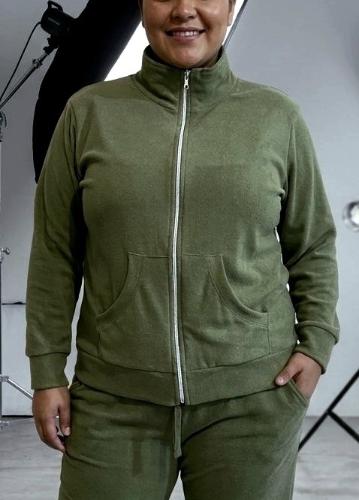 Conjunto de Darlon Rib Frizado con Bolsillo del 5 al 10 Campera + Pantalon Recto - Miniatura 6