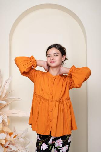 Camisa Dora Poplin C/fruncido - Miniatura 5
