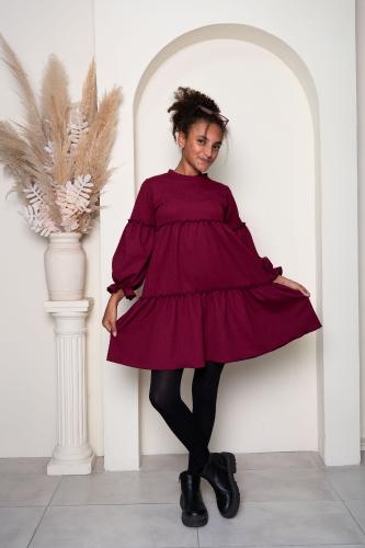 Vestido Catalina Crepp Friza - Miniatura 2