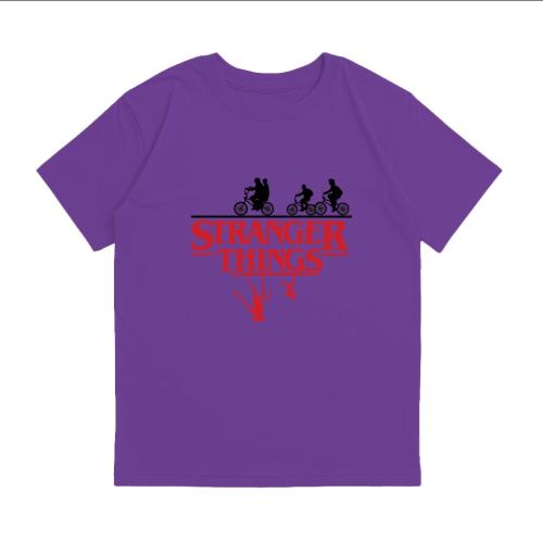Unisex - Remera Ovsize Stranger Things Bicileta - Miniatura 6