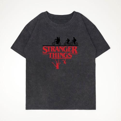 Unisex - Remera Ovsize Stranger Things Bicileta - Miniatura 8