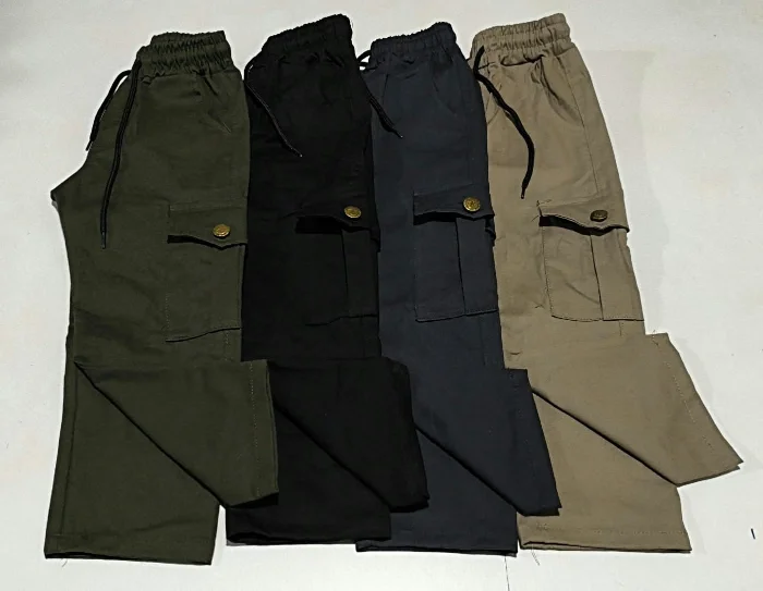 Cargo Recto Gabardina Elastizada