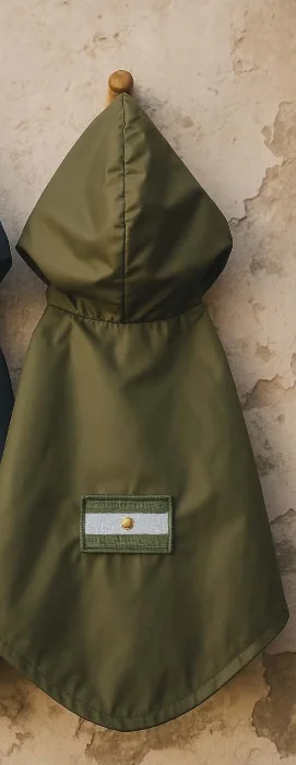 Impermeables Verde Militar para Mascotas