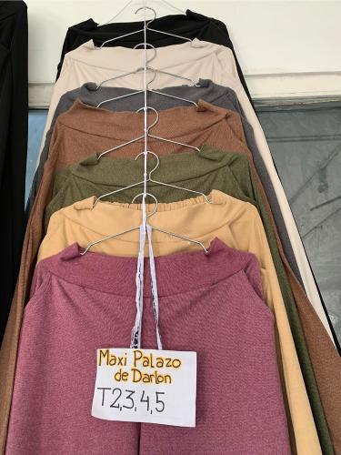 Maxi Palazo de Darlon con Bolsillos y Tiro Alto - Miniatura 3