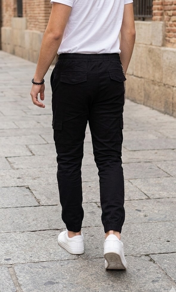Jogging Cargo Gabardina Unisex - Imagen 3