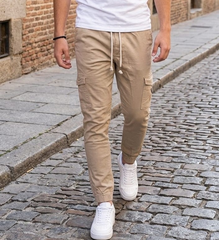 Jogging Cargo Gabardina Unisex - Imagen 3