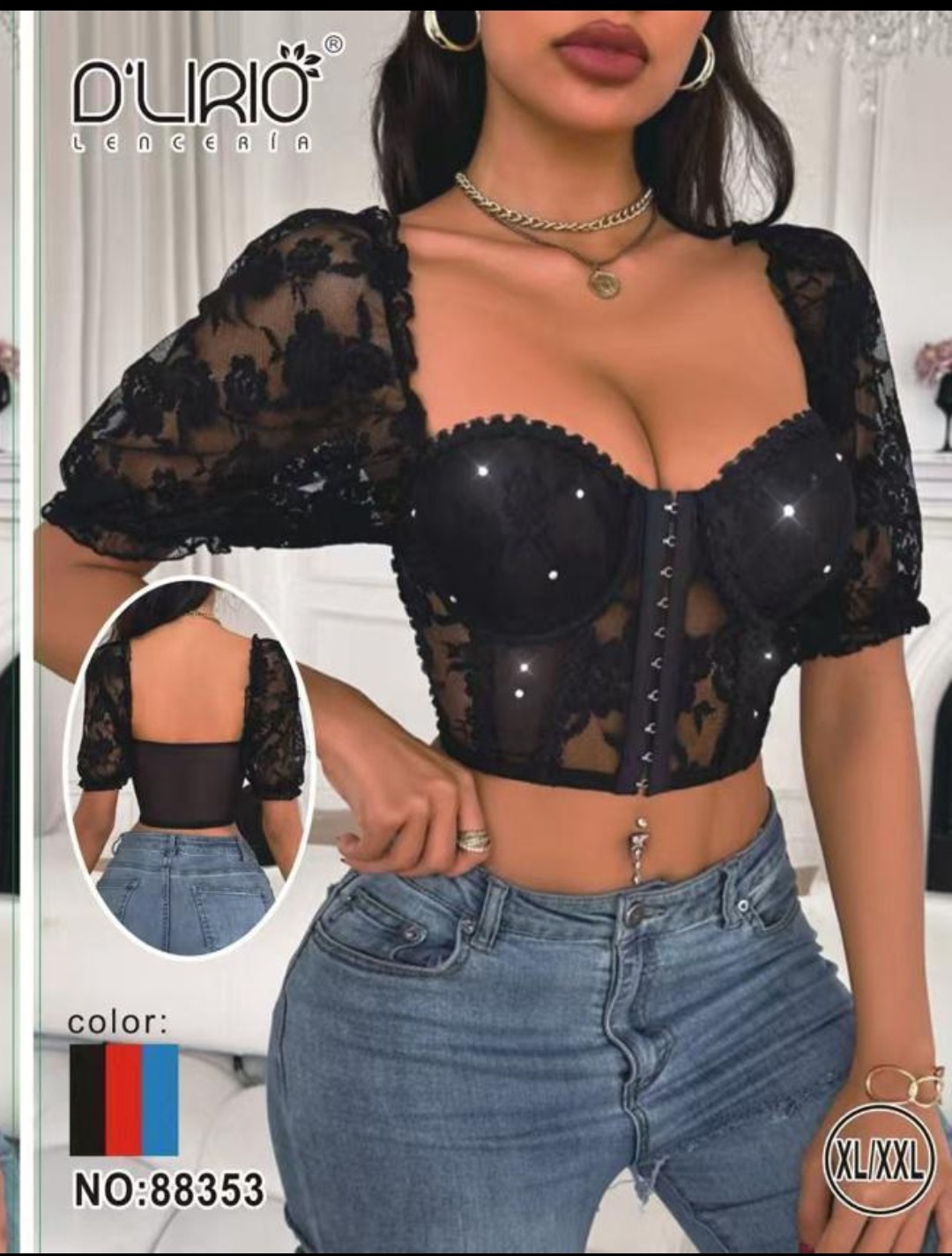 Corset con Manga Importado - Imagen 2