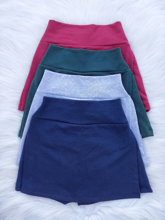 Short Pollera Colores Escolares