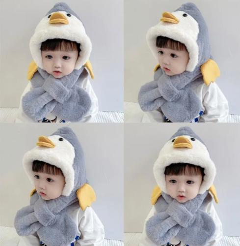 Gorro Bufanda de Bebe 2 en 1 Importado - Miniatura 3