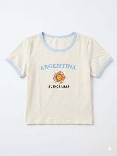 Remera Baby Tee Argentina