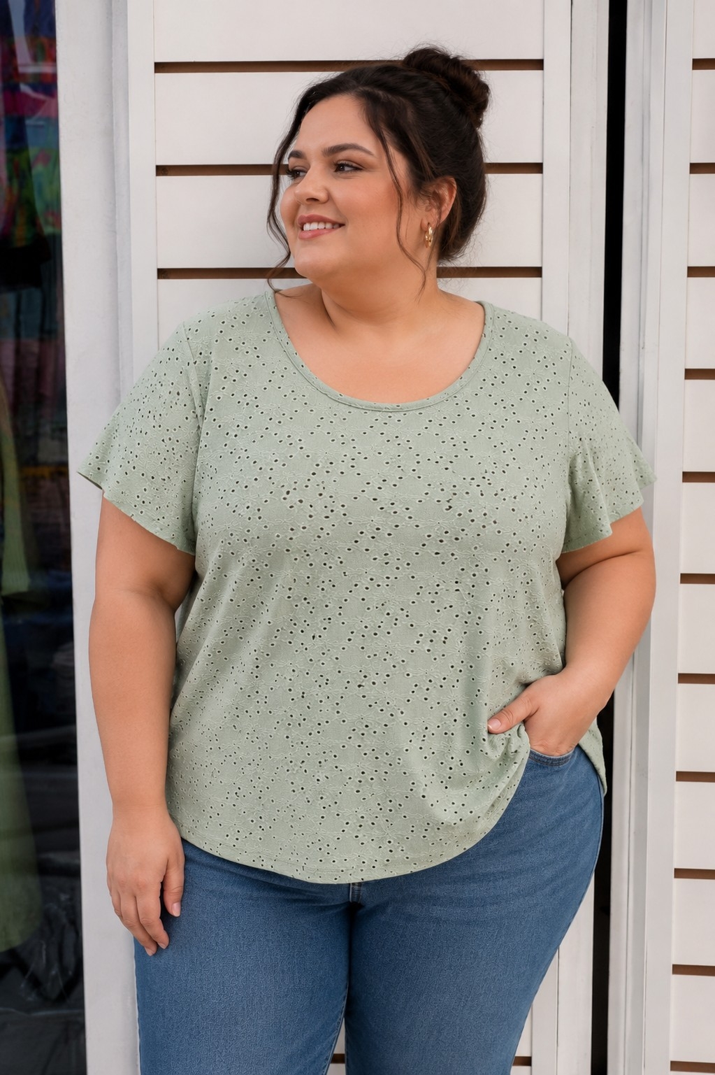 Remeras de Broderie en Talles Especiales - Imagen 6