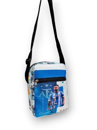Morral Deportivo Argentina de Cordura 20×16 Prof 7 Cm Aprox, Mundial - Miniatura 1