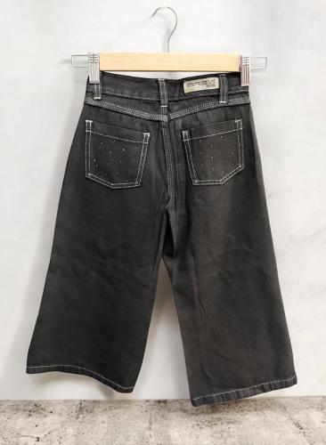 Baggy Negro Nena C/brillos Calze Grande - Miniatura 2