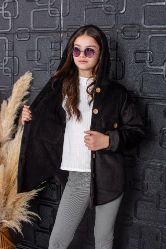 Campera Roma Tipo Camisaco Corderoy C/piel - Miniatura 4
