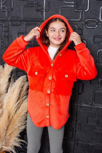 Campera Roma Tipo Camisaco Corderoy C/piel - Miniatura 6