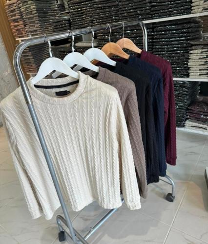 Sweater Boxy Trenzado