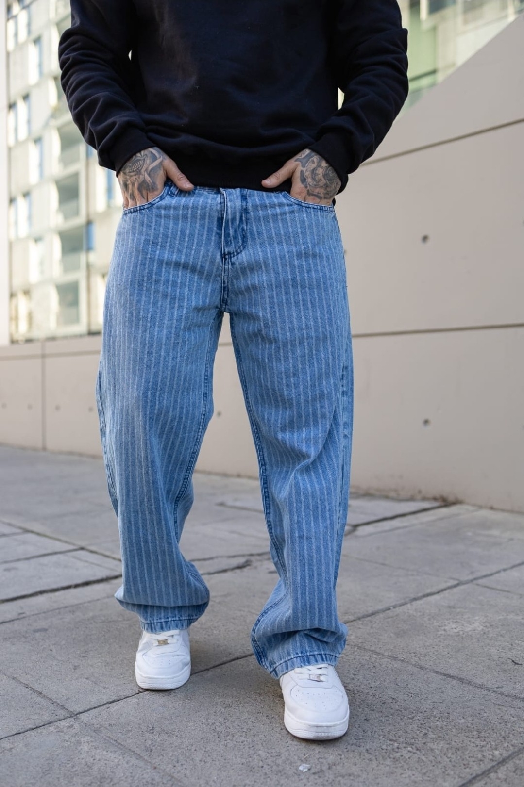 Jean Baggy Rayado Premium - Imagen 2