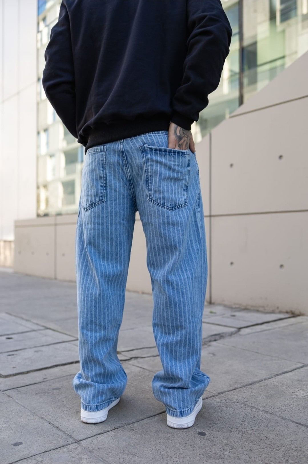 Jean Baggy Rayado Premium - Imagen 4