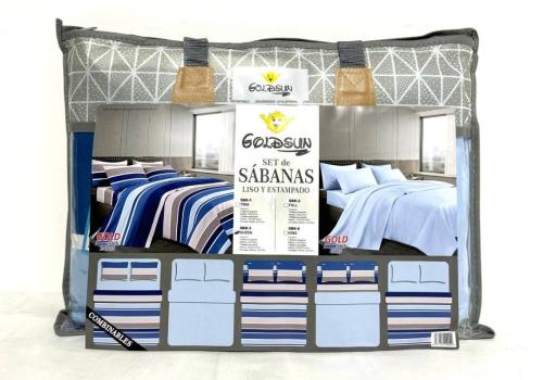 Juego de Sabanas Goldsun 2 en 1 Queen - Miniatura 3