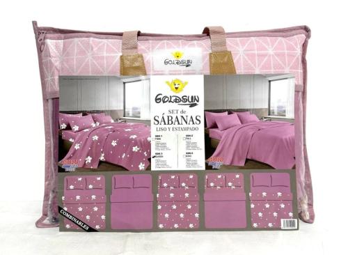 Juego de Sabanas Goldsun 2 en 1 Queen - Miniatura 4