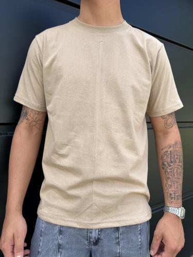 Remera Beige Basica - Miniatura 4